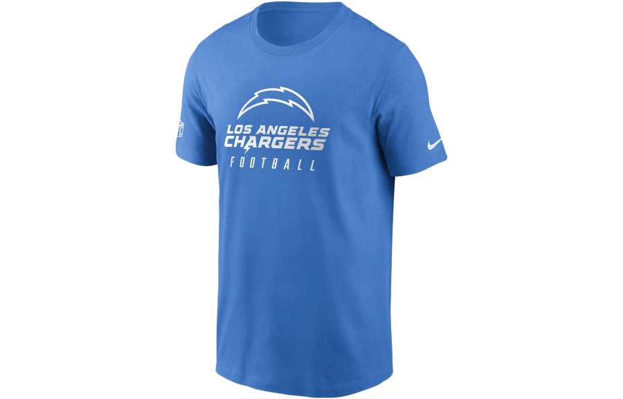 Nike Nike T Shirts Men's Blue Crew Neck Moderate Straight Fit