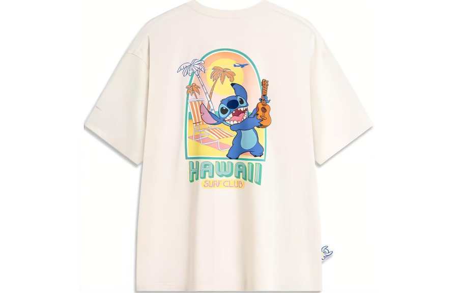 Li-Ning Li Ning x Disney T Shirt Men's Ecru