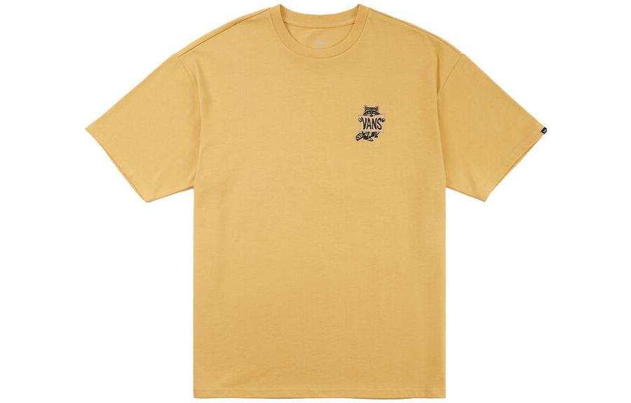Vans Vans Drop Shoulder Sleeve T-Shirt Unisex Yellow