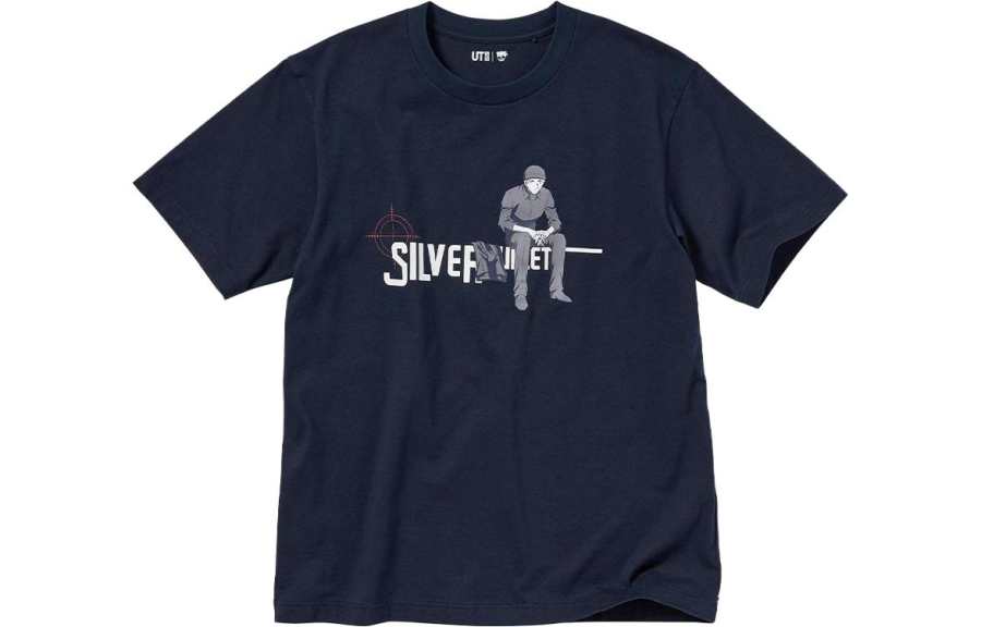 UNIQLO T Shirt Unisex Navy Blue