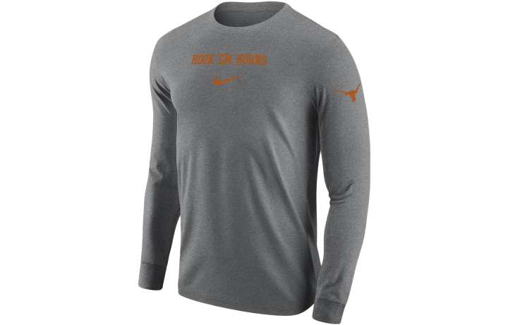 Nike Nike T Shirts Men's Gray Crew Neck Moderate Straight Fit