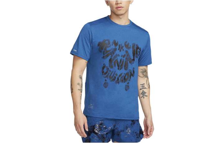Nike Nike Dri Fit Rise 365 T Shirt Men's Blue