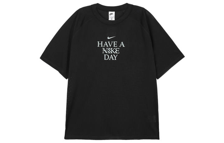 Nike Nike T Shirts Men's Black Crew Neck Moderate