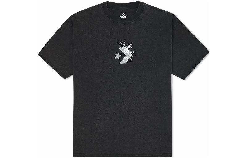 Converse Converse Set in Sleeve T Shirt Men's Black