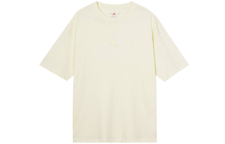 Jordan Jordan T Shirts Men's Beige Crew Neck Moderate