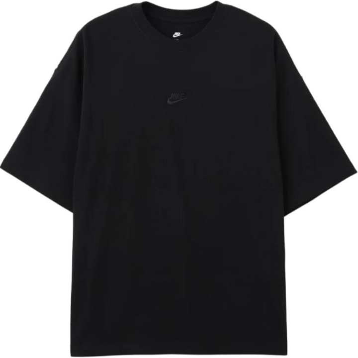 Nike Nike T Shirts Men's Black Crew Neck Moderate Straight Fit
