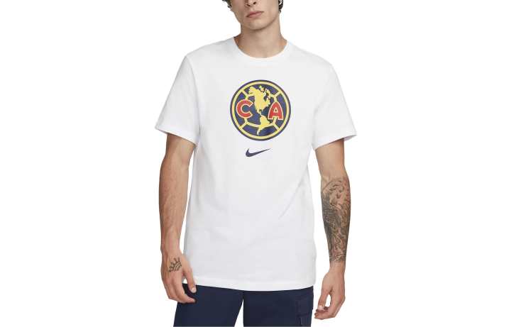 Nike Nike T Shirts Men's White Crew Neck Moderate Straight Fit
