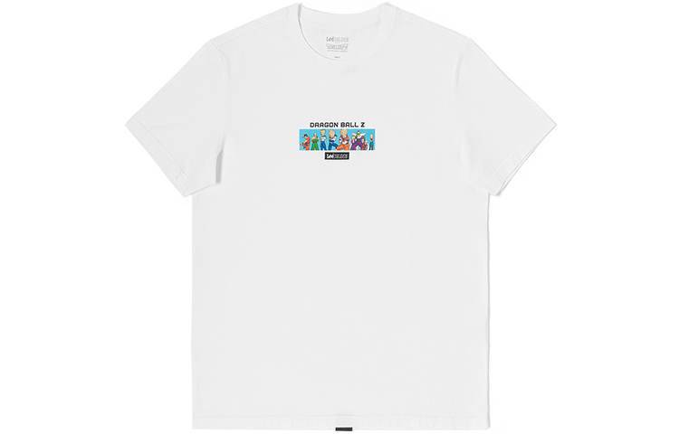 Lee X Dragon Ball Lee X T Shirts Unisex White Crew Neck Moderate Straight Fit