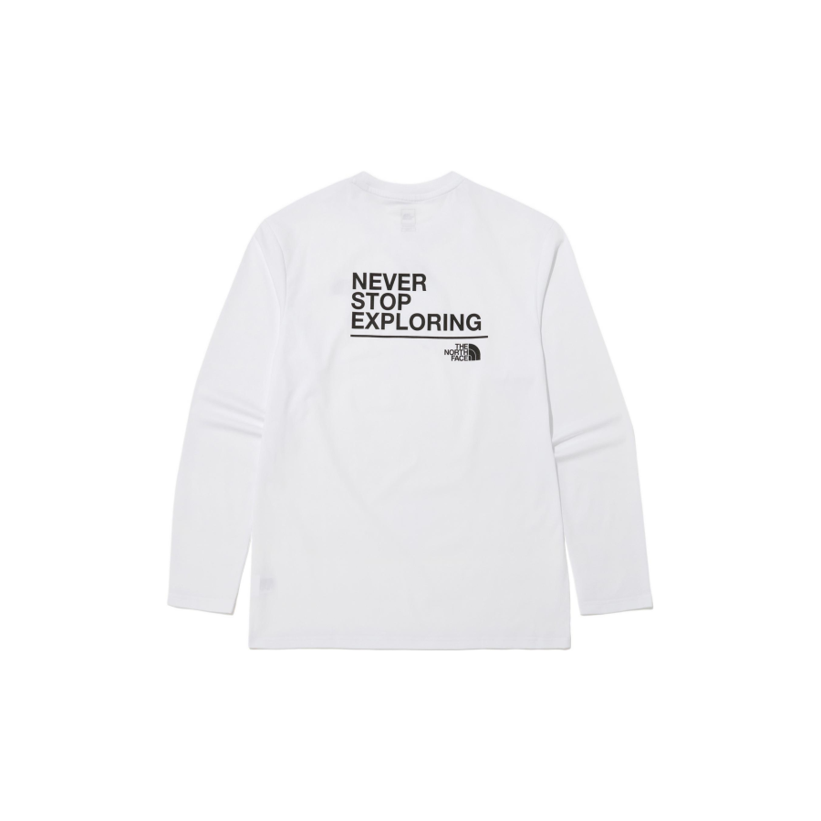 THE NORTH FACE T Shirts Men's White Crew Neck Moderate Straight Fit