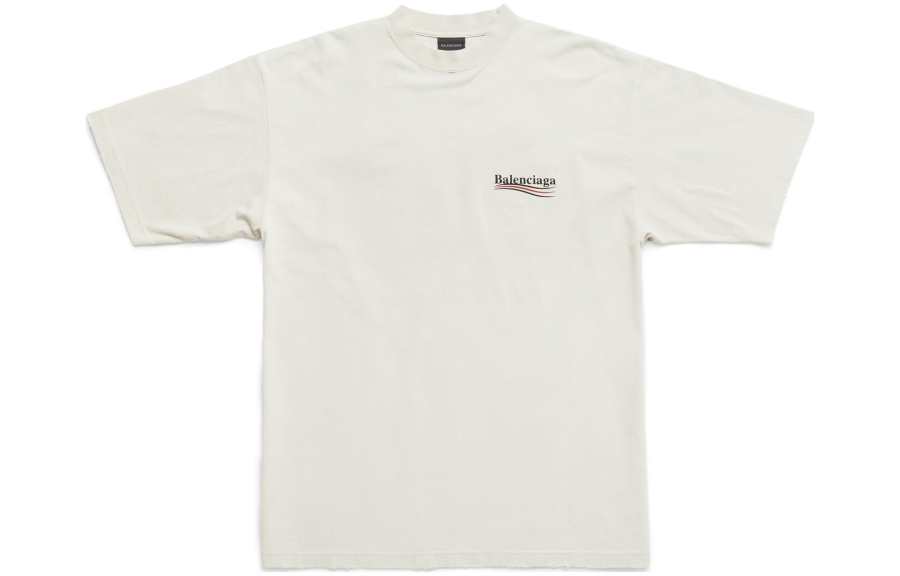 Balenciaga SS23 T Shirt Loose Fit Men's Beige