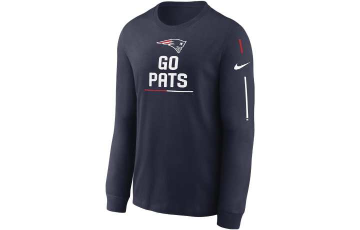 Nike Nike West Virginia Legacy Arched Logo Men's Nike College Long Sleeve T Shirt