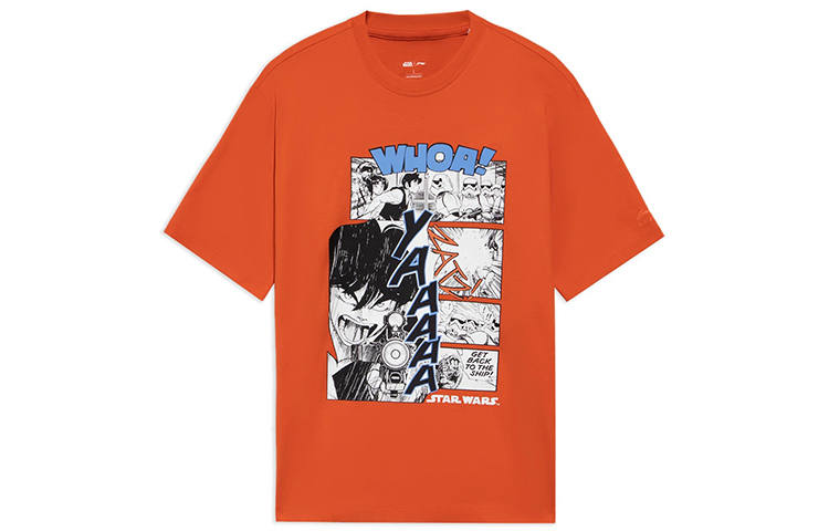 Li-Ning Li Ning x Disney T Shirt Men's Koi Red