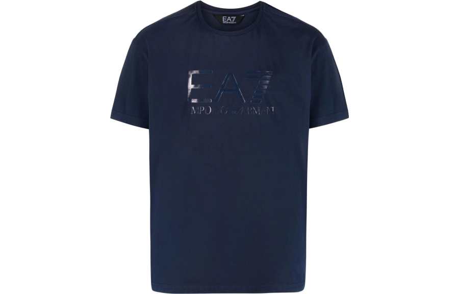 EMPORIO ARMANI EA7 SS23 T Shirt Men's Marine Blue