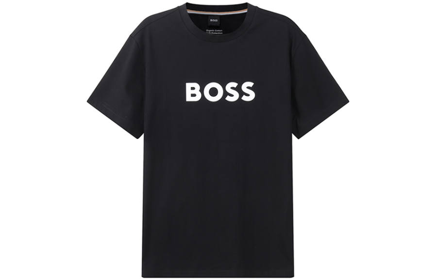 HUGO BOSS Boss Logo print Cotton T shirt