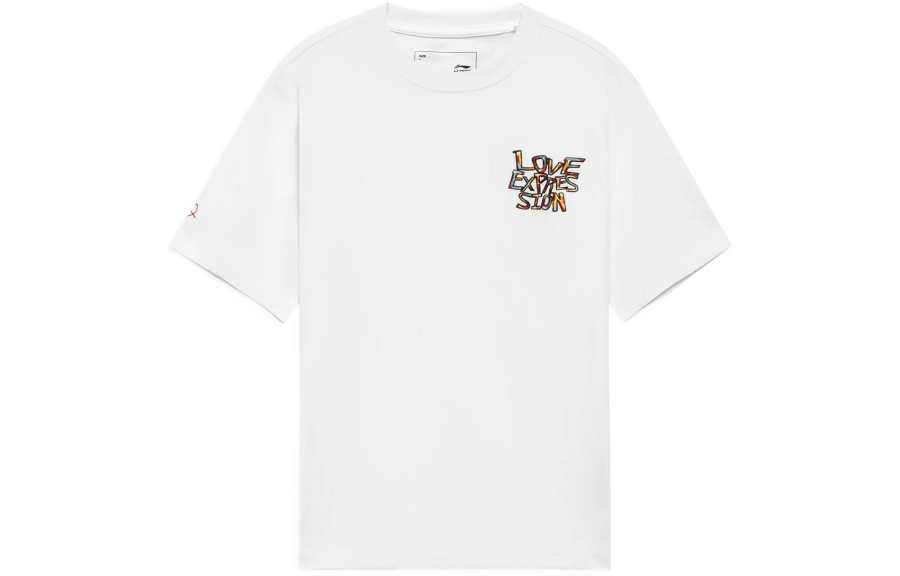 Li-Ning Li Ning Sports Fashion Collection T Shirt Unisex White
