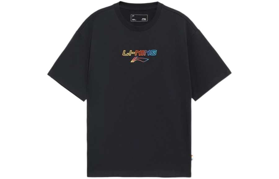 Li-Ning Li Ning Sports Fashion Collection T Shirt Unisex Black