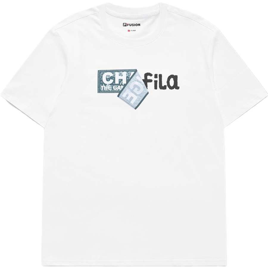 FILA FUSION T Shirt Men's Standard White