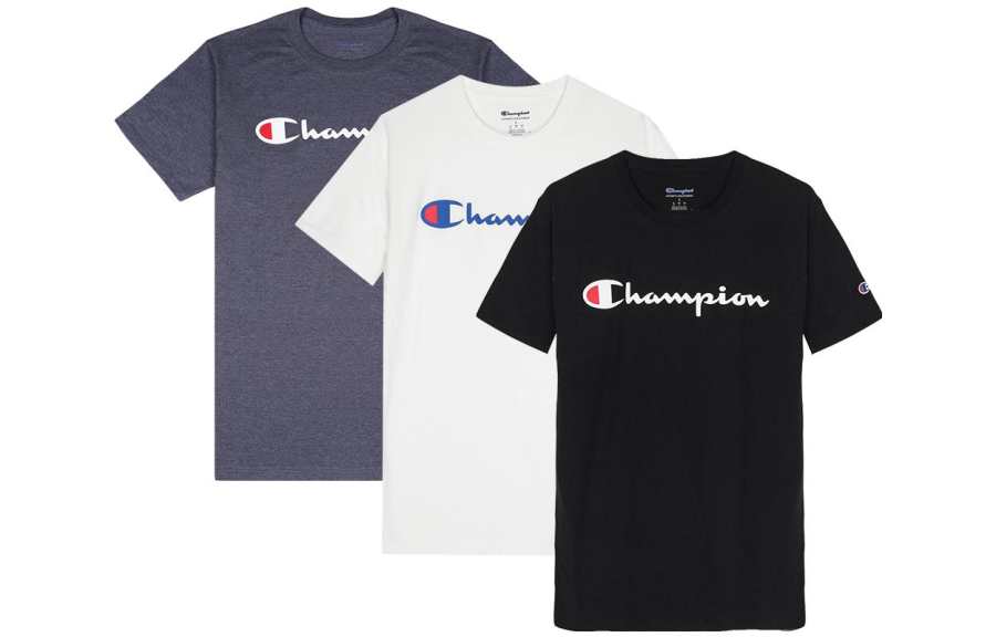 Champion T Shirts Unisex Crew Neck Moderate Straight Fit