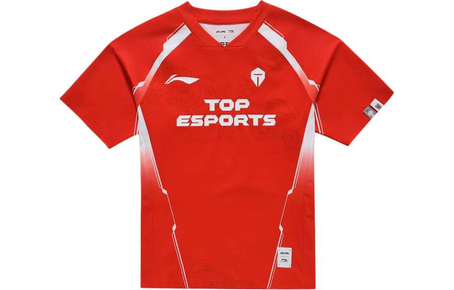 Li-Ning Li Ning Sports Life Collection T Shirt Unisex Fiery Red