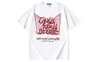 BIRDTALK X TVX Bt × TVX T Shirts Unisex Crew Neck Moderate Straight Fit