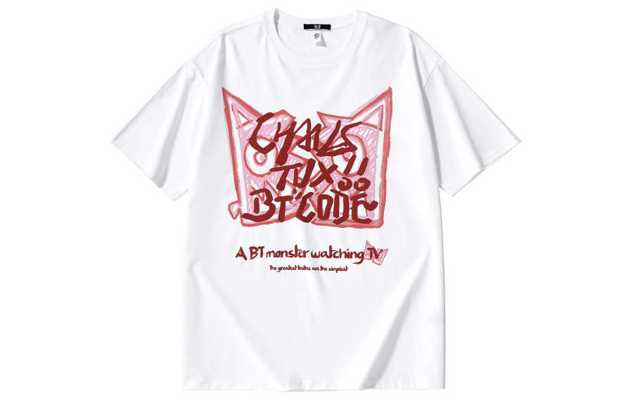 BIRDTALK X TVX Bt × TVX T Shirts Unisex Crew Neck Moderate Straight Fit
