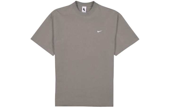 Nike Nike T Shirts Men's Gray Crew Neck Moderate