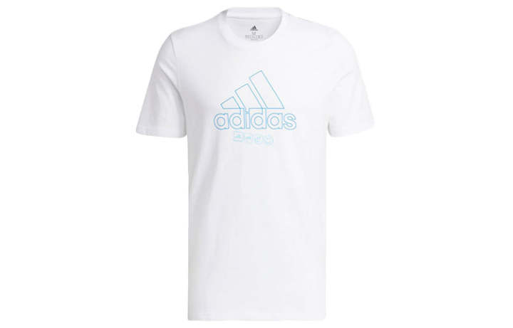 Adidas Adidas Set-in Sleeve T-Shirt Men's White