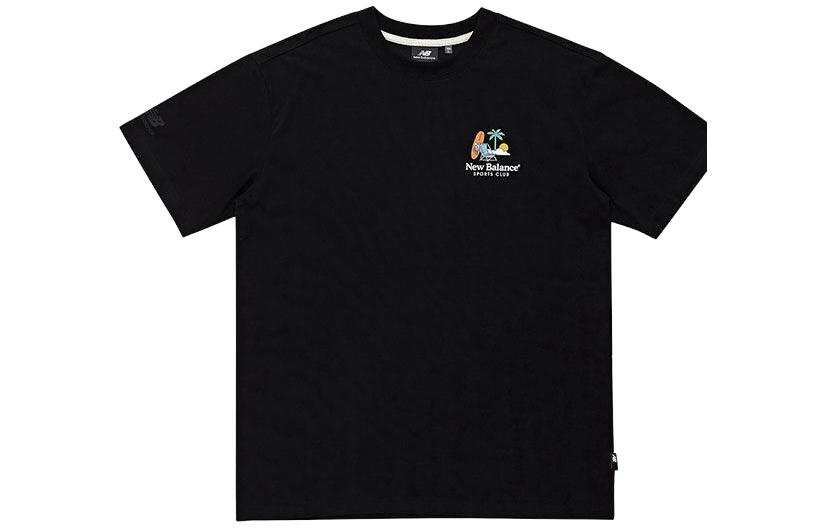 New Balance New Balance T Shirts Men's Black Crew Neck Moderate Other