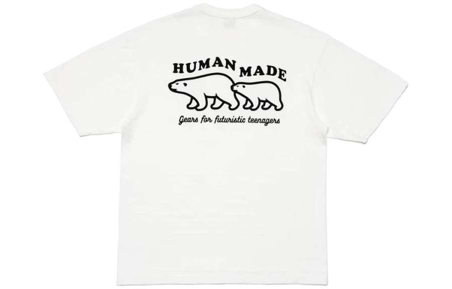 HUMAN MADE T Shirts Unisex Crew Neck Moderate Straight Fit