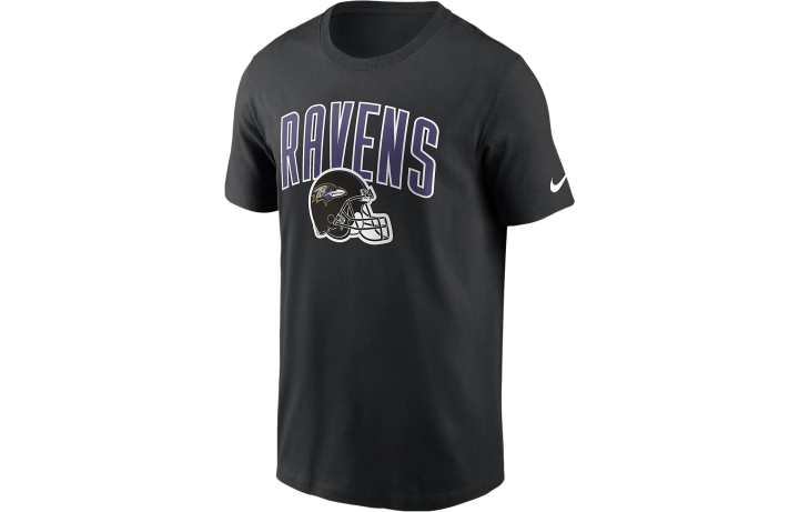 Nike Nike T Shirts Men's Black Crew Neck Moderate Straight Fit