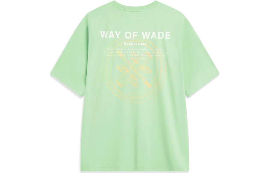 Li-Ning Li Ning Drop Shoulder Sleeve T Shirt Unisex Tranquil Green