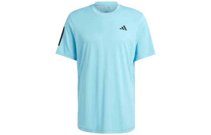 Adidas Adidas T Shirts Men's Light Blue Crew Neck Moderate Straight Fit