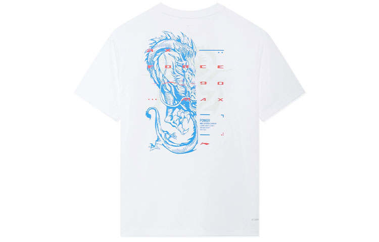 Li-Ning Li Ning Badminton Collection T Shirt Men's Standard White
