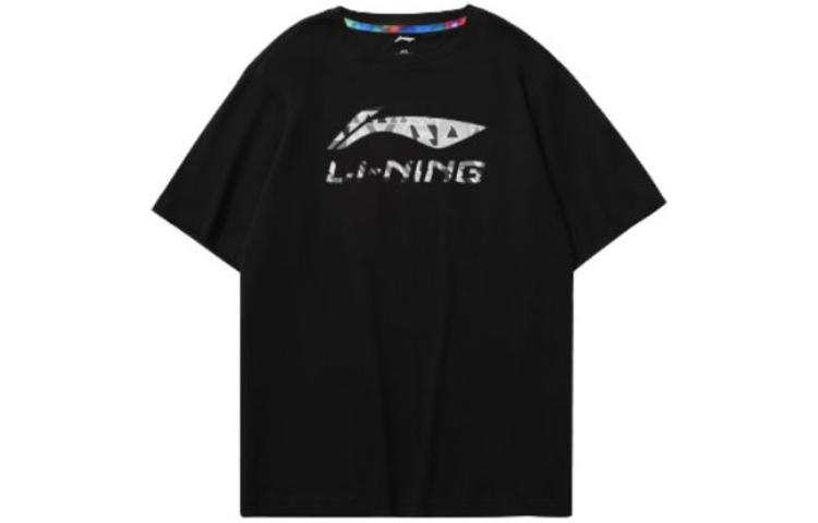 Li-Ning Li Ning T Shirts Unisex Crew Neck Moderate