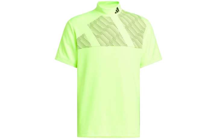 Adidas Adidas T Shirts Men's Green Half Turtleneck Moderate Straight Fit