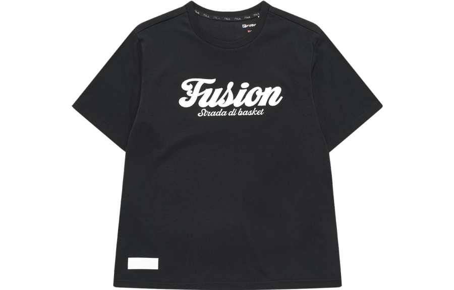 FILA FUSION QR T Shirt Men's Pitch Black