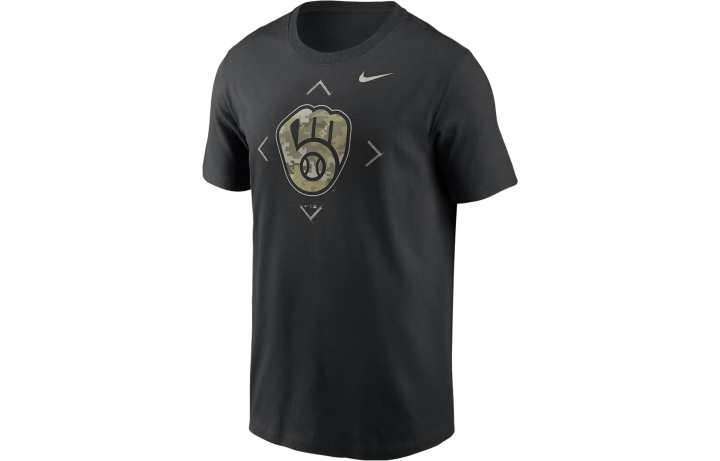 Nike Nike T Shirts Men's Black Crew Neck Moderate Straight Fit