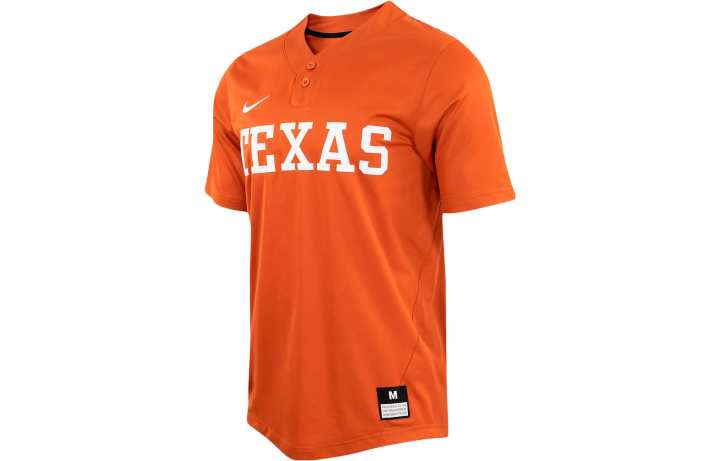 Nike Nike T Shirts Men's Orange Crew Neck Moderate Straight Fit