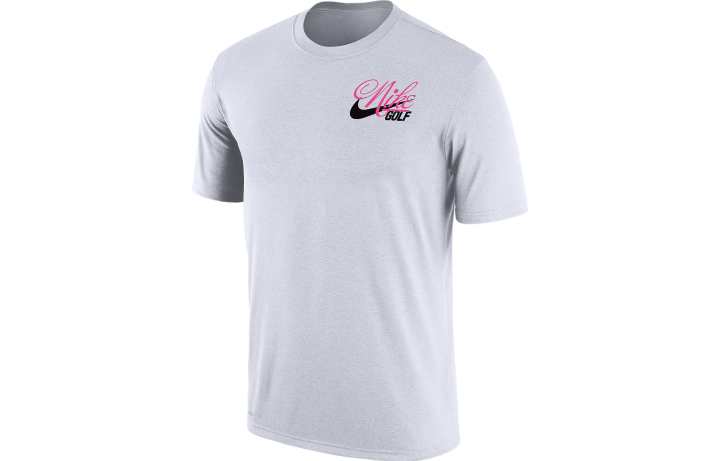 Nike Nike T Shirts Men's White Crew Neck Moderate Straight Fit