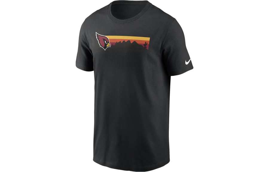 Nike Nike T Shirts Men's Black Crew Neck Moderate Straight Fit