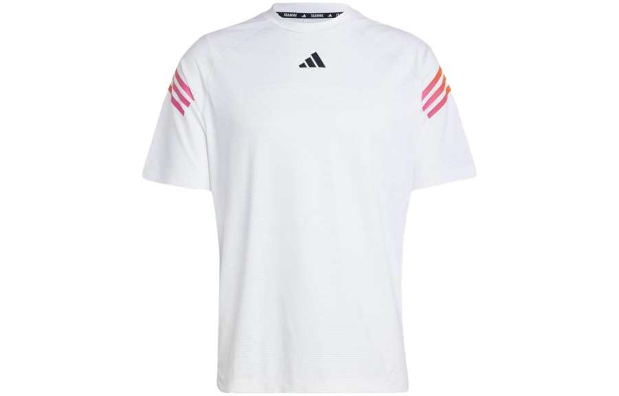 Adidas Adidas T Shirts Men's White Crew Neck Moderate Other