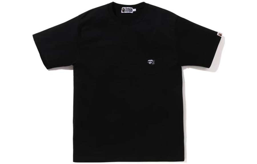 A BATHING APE T Shirts Men's Crew Neck Moderate Straight Fit