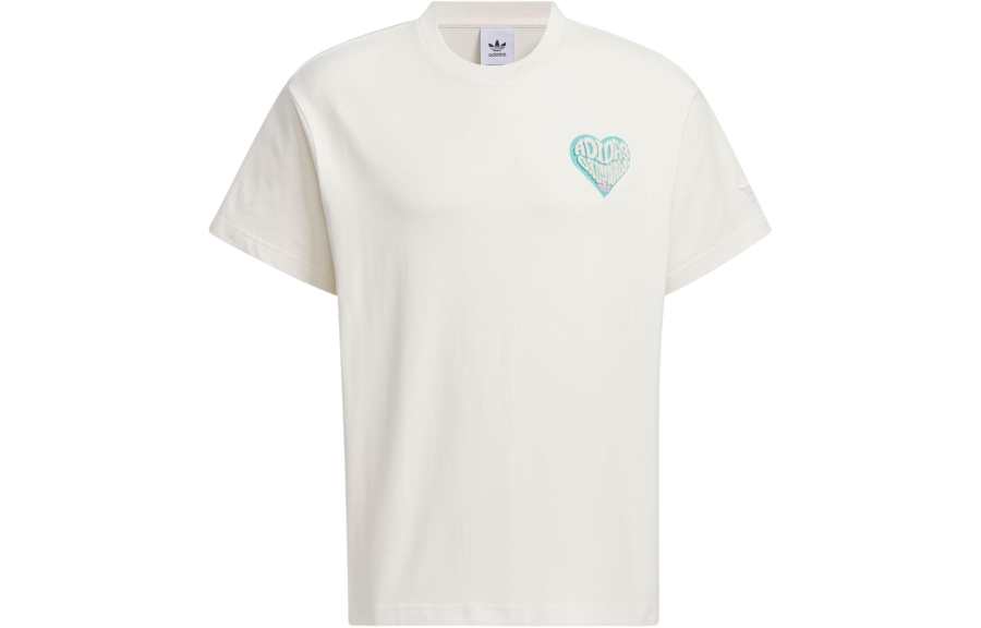 Adidas Originals T Shirt Unisex Pink White