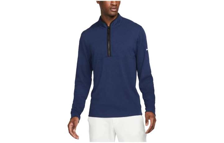 Nike Nike T Shirts Men's Navy Blue Crew Neck Moderate Straight Fit