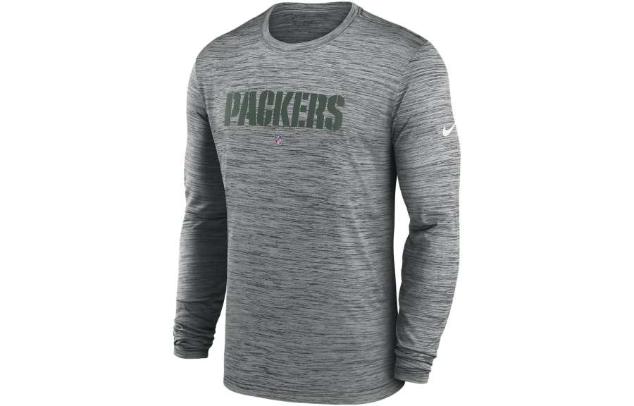 Nike Nike Dri Fit T Shirts Men's Gray Crew Neck Moderate Straight Fit