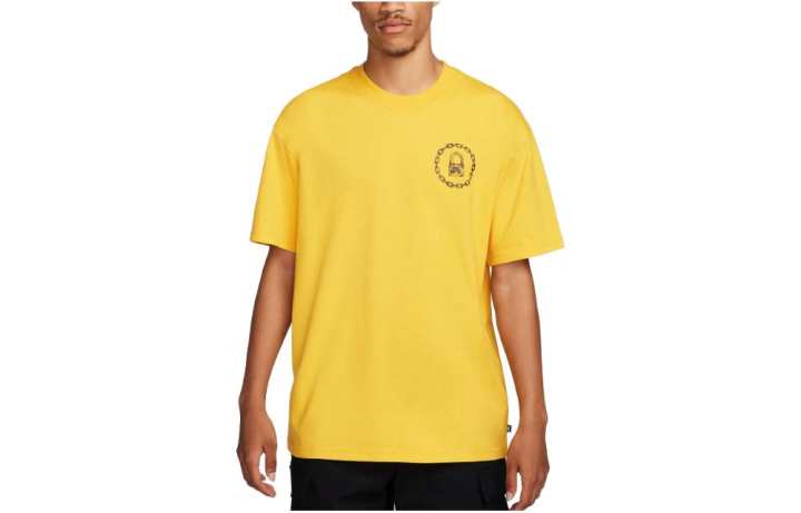 Nike Nike Drop Shoulder Sleeve T-Shirt Men's Yellow