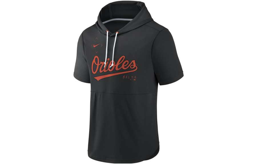 Nike Nike T Shirts Men's Black Hooded Moderate Straight Fit
