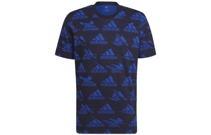 Adidas Adidas T Shirts Men's Black Crew Neck Moderate Straight Fit