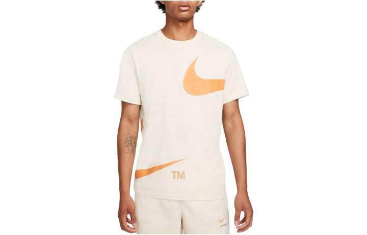 Nike Nike T Shirts Men's Beige Crew Neck Moderate Straight Fit