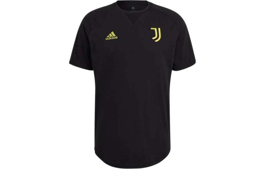 Adidas Adidas T Shirts Men's Black Crew Neck Moderate Straight Fit